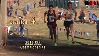 2016 XC  CIFss Finals 1 Div 4 Men [upl. by Pernell]