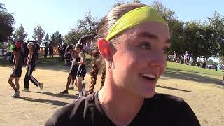 Sadie Engelhardt of Ventura 1st Place Girls 5K Bill Buettner Championship ASICS Clovis Invitational [upl. by Oliy]