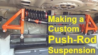 How to Build a Properly Fast Track Car  Part 4 Push Rod Suspension [upl. by Nylsoj]