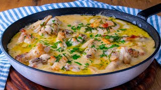 Voici la recette parfaite de poulet poêlé en sauce béchamel au goût incroyable Savoureuxtv [upl. by Yevreh]