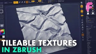 Making Tileable Textures in ZBrush  Top ZBrush Trick [upl. by Salvador]