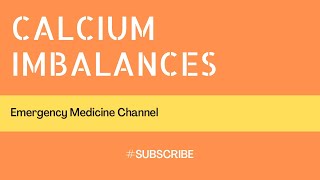 Hypocalcemia  Hypercalcemia  Electrolyte Imbalances [upl. by Matteo]