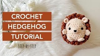 EASY Crochet Hedgehog Tutorial✨ l FREE Amigurumi Pattern [upl. by Naesyar]