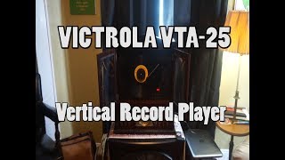 Victrola VTA25 Vertical Record Player Review [upl. by Mlohsihc]