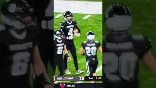 2020 MHSAA Football State Championship New Lothrop vs TCSF Bryce Cheney interception football [upl. by Hirza812]