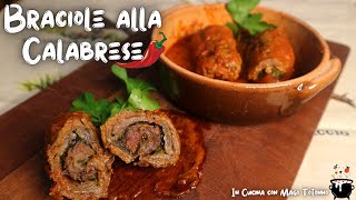 BRACIOLE AL SUGO alla Calabrese  Ricetta Facile e Veloce [upl. by Ahsekad]