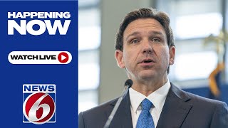 WATCH LIVE Gov DeSantis speaks in Palm Beach County [upl. by Anuait82]