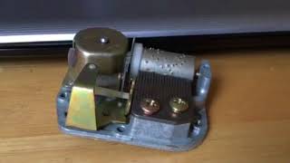 Sankyo music box movement plays CAROUSEL WALTZ [upl. by Anurb]