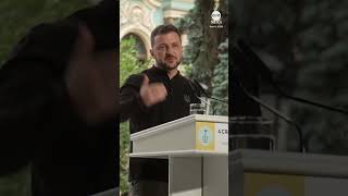 Volodymyr Zelenskyy was asked if he watched the ABC News Presidential Debate [upl. by Putscher279]