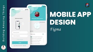 Figma Mobile App Design Tutorial [upl. by Mecke]