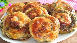 ISPANAK dört MEVSİM OLSA HEP BU TARİFTEN Yaparım 😋 ÇITIR ÇITIR‼️ ISPANAKLI BÖREK TARİFİ 🏆 [upl. by Kahn623]