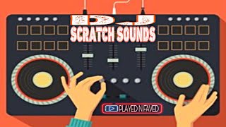 DJ Scratch Sound Effects  Various Backspin Record Scratches  Hip Hop Turntable Scratching  Free [upl. by Reisfield]