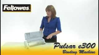 Fellowes Pulsar E 300 Comb Binding Machine [upl. by Junko191]