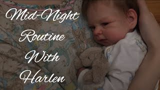 Reborn Video Newborn Midnight Routine With Baby Harlen🧸 Reborn Role Play emilyxreborns [upl. by Sommers]