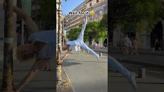 Pole Dance in public  Calisthenics Time calisthenics fitness poledance shorts viralvideo [upl. by Ariday74]