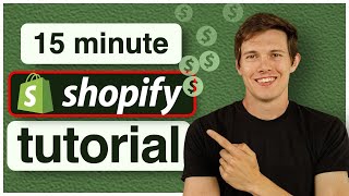 Shopify Tutorial 2024  Make A Pro eCommerce Store in 15 Minutes [upl. by Anelah625]