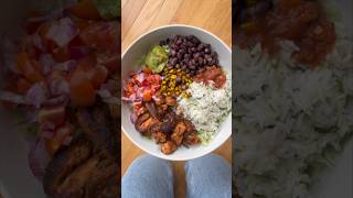 Healthy chipotle bowls recipe weightlossrecipe [upl. by Aytak]