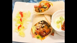 How to make Burritos  Chicken Burritos Recipe  Avocado Beans Burritos [upl. by Anirbes]