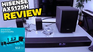 Hisense AX5125H 512 Soundbar with Wireless Subwoofer Review Hisense AX5125H Setup [upl. by Rosenkrantz]