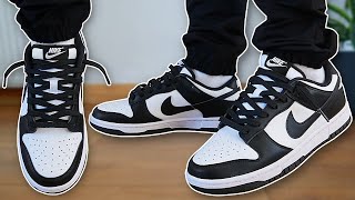 HOW TO LACE NIKE DUNK LOWS LOOSELY BEST WAY [upl. by Neilla]