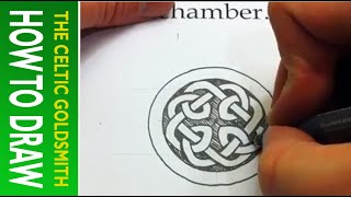 How to Draw Celtic Knots 22  Celtic Cross Knot 33 from the Book of Kells [upl. by Enrak]