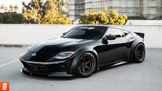 Building a 2023 Liberty Walk Nissan Z in 24 minutes Complete Transformation [upl. by Atinna]