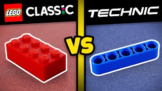 Lego Bricks vs Lego Technic Whats the Difference [upl. by Layla]