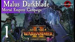 Total War Warhammer 2 The Shadow amp the Blade  Malus Darkblade 1 [upl. by Anahsek]