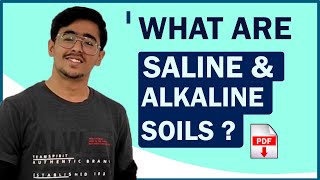 SALT AFFECTED SOILS  SALINE AND ALKALI  SODIC SOILS SSAC221 [upl. by Novyat]