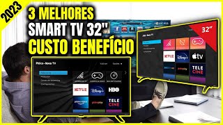 Top 3 Melhores Smart TV 32 Polegadas Para 2023 [upl. by Kudva79]