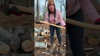 🪓Axe Handle Replacement🔨axe diy tools wood woodsplitting shorts trending funny outdoors [upl. by Sherilyn]