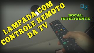 Como Controlar Lampada Com o Controle da TV Bocal Inteligente DIY [upl. by Zuleika]