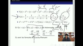 Analyse complexe 426 Formules de CauchyRiemann [upl. by Melbourne]