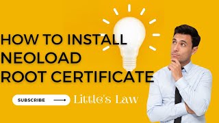 📌How to Download and Install Neoload Root Certificate  Neoload Step By Step  Episode 2 [upl. by Eznyl]