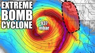 🔴BREAKING EXTREME Bomb Cyclone Of The Century Developing [upl. by Gefen935]