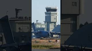 百里基地イギリス🇬🇧空軍A400Mとピカチュウのコラボ♪ 百里基地 jasdf イギリス空軍 A400M shorts short [upl. by Ahsinelg]