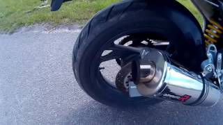 Yamaha TDM 850 Dominator exhaust soundcheck  Loud pipe without db killer [upl. by Samuel]