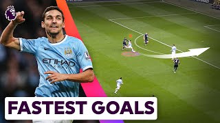 The 20 FASTEST GOALS in Premier League History [upl. by Jahn718]