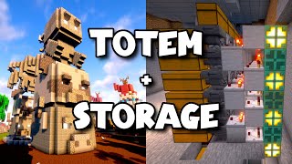 Building a Totem and Storage  Minecraft 121 [upl. by Yoshio]