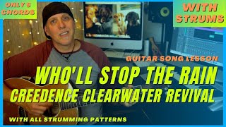 Creedence Clearwater Revival Wholl Stop The Rain guitar song lesson CCR [upl. by Martie632]