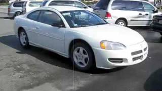 Quick Start Up 2001 Dodge Stratus Coupe and Compare to 2001 Mitsubishi Eclipse GT [upl. by Lossa]