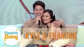 Francine unexpectedly hugs Kyle  Magandang Buhay [upl. by Older]