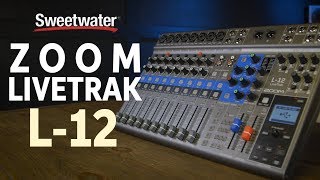 Zoom LiveTrak L12 Digital Mixer and Multitrack Recorder Review [upl. by Aicat]