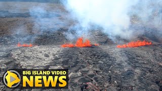 Kilauea Volcano Eruption Update Lava Filling Nāpau Crater Floor Sep 17 2024 [upl. by Affra925]