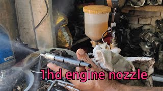 how to 1hd engine nozzle pressure checking  1hd FTE nozzle check [upl. by Gagne]