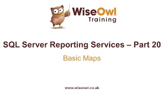 Reporting Services SSRS Part 20  Basic Maps [upl. by Gothurd528]