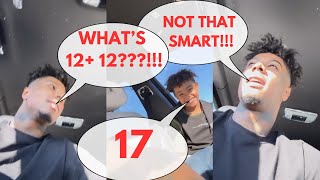 BlueFace Says Son Isn’t That Smart After He Can’t Figure Out What 12  12 Is🤣🤣🤣🤦‍♂️🤦‍♂️🤦‍♂️ [upl. by Melony]