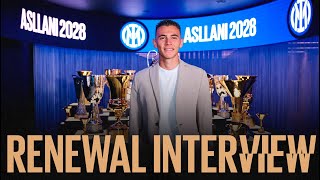 KRISTJAN ASLLANI  RENEWAL INTERVIEW 🎤⚫🔵 Asllani2028 [upl. by Hulbert]