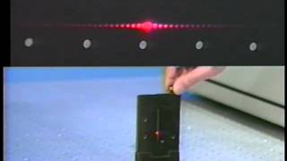 Optics Fraunhofer diffraction  adjustable slit  MIT Video Demonstrations in Lasers and Optics [upl. by Aeriela]