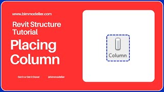 04 Revit Structure Placing Structural Column [upl. by Scheld]